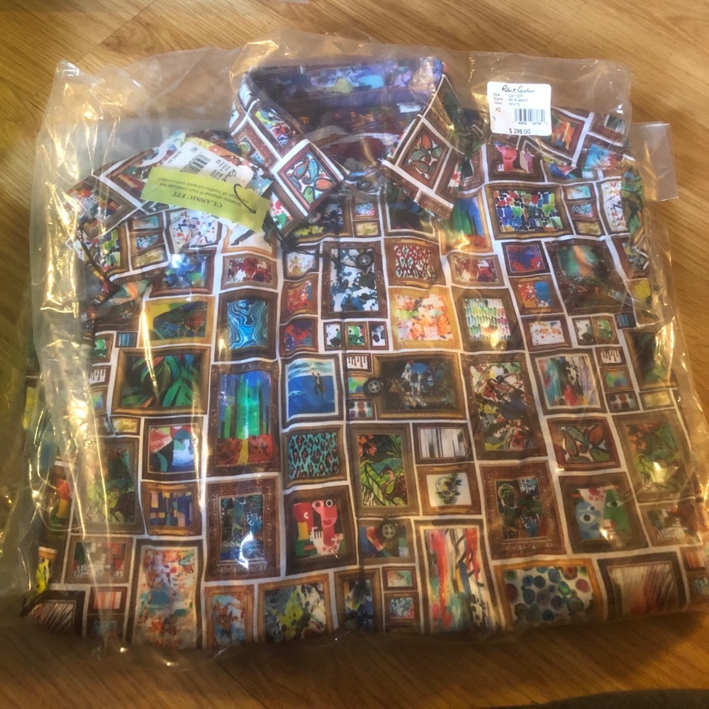 robert graham collared shirt